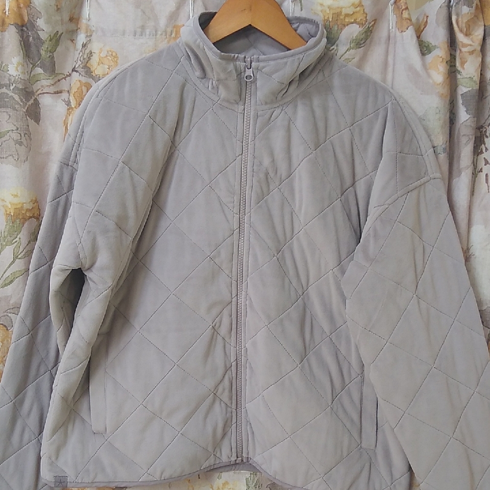 Barefoot Dreams LuxChic Quilted Zip-Up Jacket